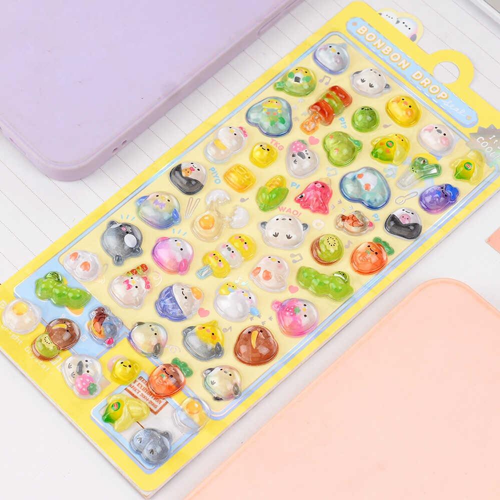 Mobile Phone Decoration 3D Stickers DIY Acrylic Diamond Patch Funny Gooka Decorative Stickers