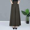 Летние женские брюки широкие штанины, женские свободные брюки-юбка