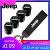 Для автомобиля Jeep Колпачки на ниппель колеса/Кольцо для брелока на ключ автомобиля Для Jeep Wrangler Grand Cherokee Avenger Compass Wagonee