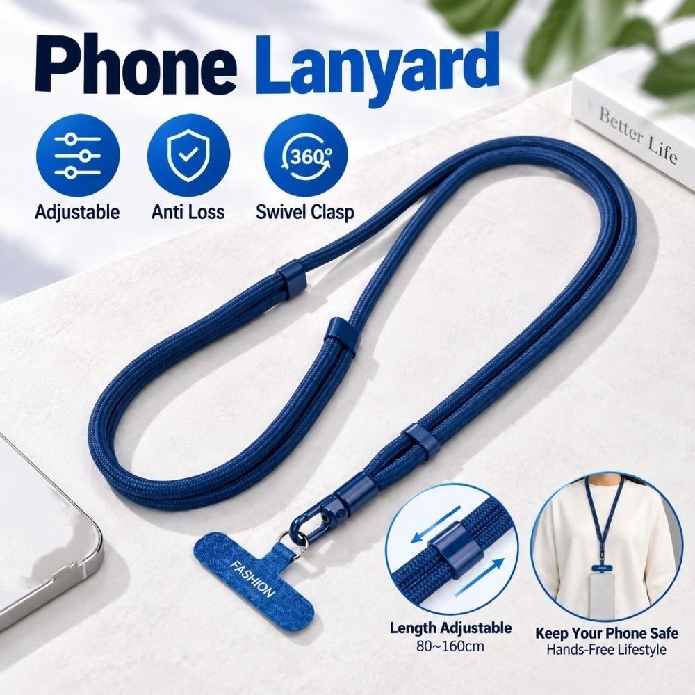 Swivel Clasp Phone Strap Adjustable Phone Hanging Rope Universal Phone Lanyard Outdoor