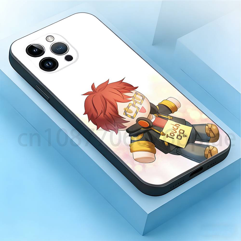 Mystic Messenger Phone Case For iPhone 17,16,15,14,13,12,11,XR,Pro,Max,Plus,mini, Silicone Black Cover