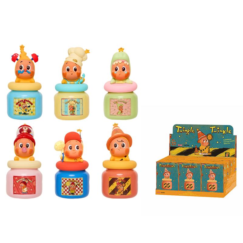 New POP MART 123! Star People Collection Scented Candle Blind Box Products Single Mystery Box/Full Box 6 Pcs PPMT-2504-0018