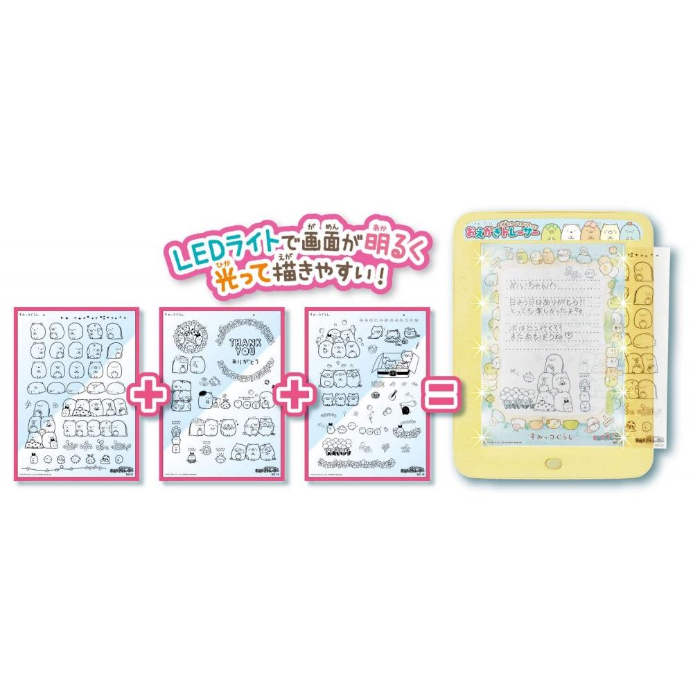 Sumikkogurashi Писать письма и открытки Рисование трафарет