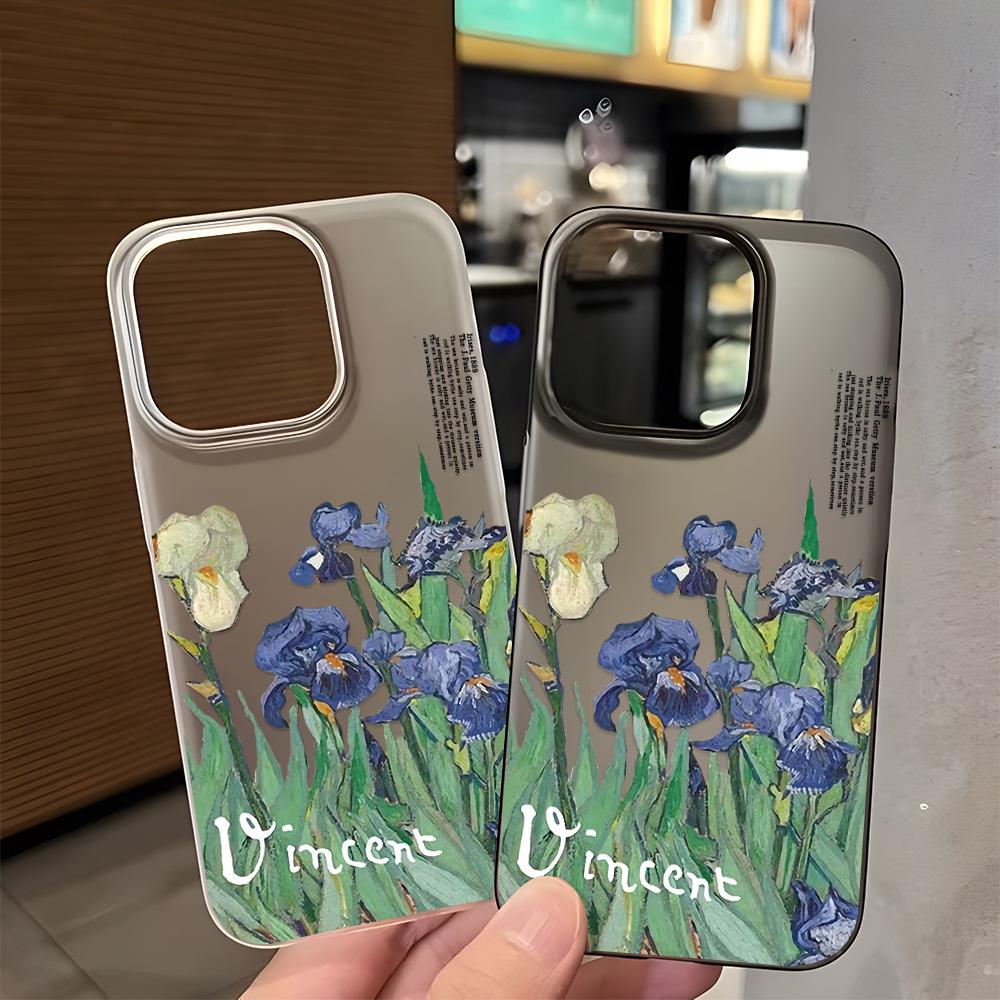 Чехлы для мобильных телефонов iPhone 11 13 15 Pro Max 12 14 Pro Max Чехол для iPhone 16 15 Plus 13 Pro 12 Mini 13 Mini Матовая текстура Нарисованные мультяшные цветы