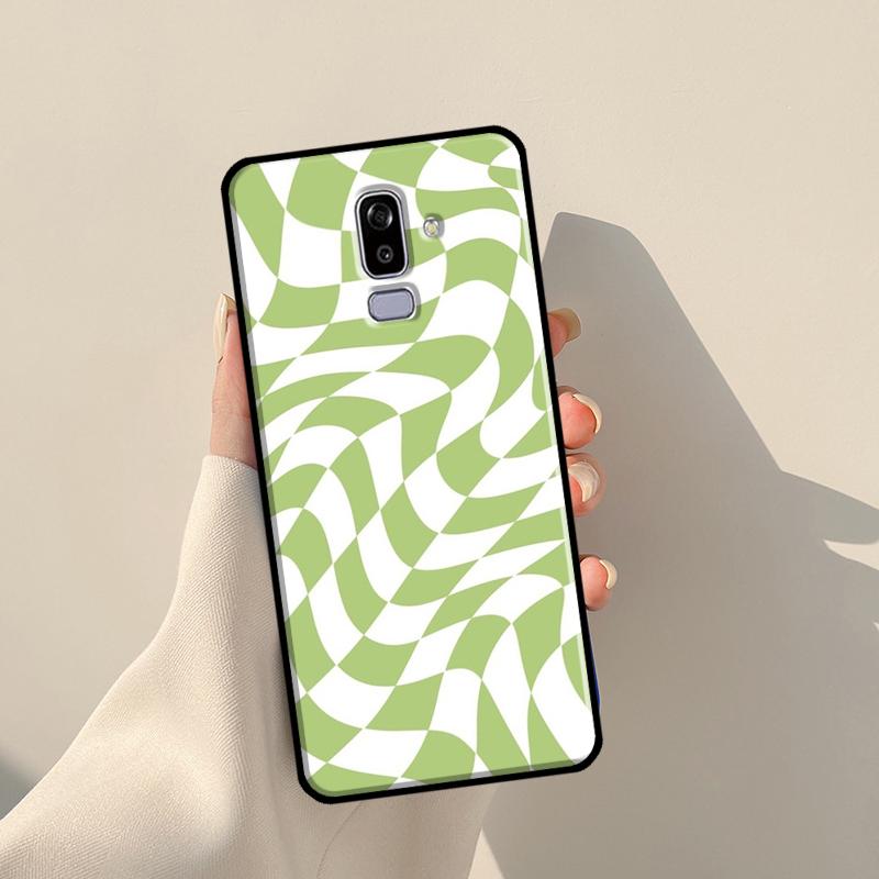 Чехол Matcha Sage Green Love Heart для Samsung Galaxy J3 J5 J7 2017 A3 A5 J1 2016 J4 J6 Plus A6 A7 A8 A9 J8 2018