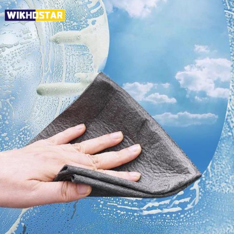 4 шт. более плотная волшебная салфетка для уборки без водяных знаков тряпка из микрофибры для протирания оконных стекол кухонное полотенце для мытья многоразовое сухое волшебное полотенце bayeta