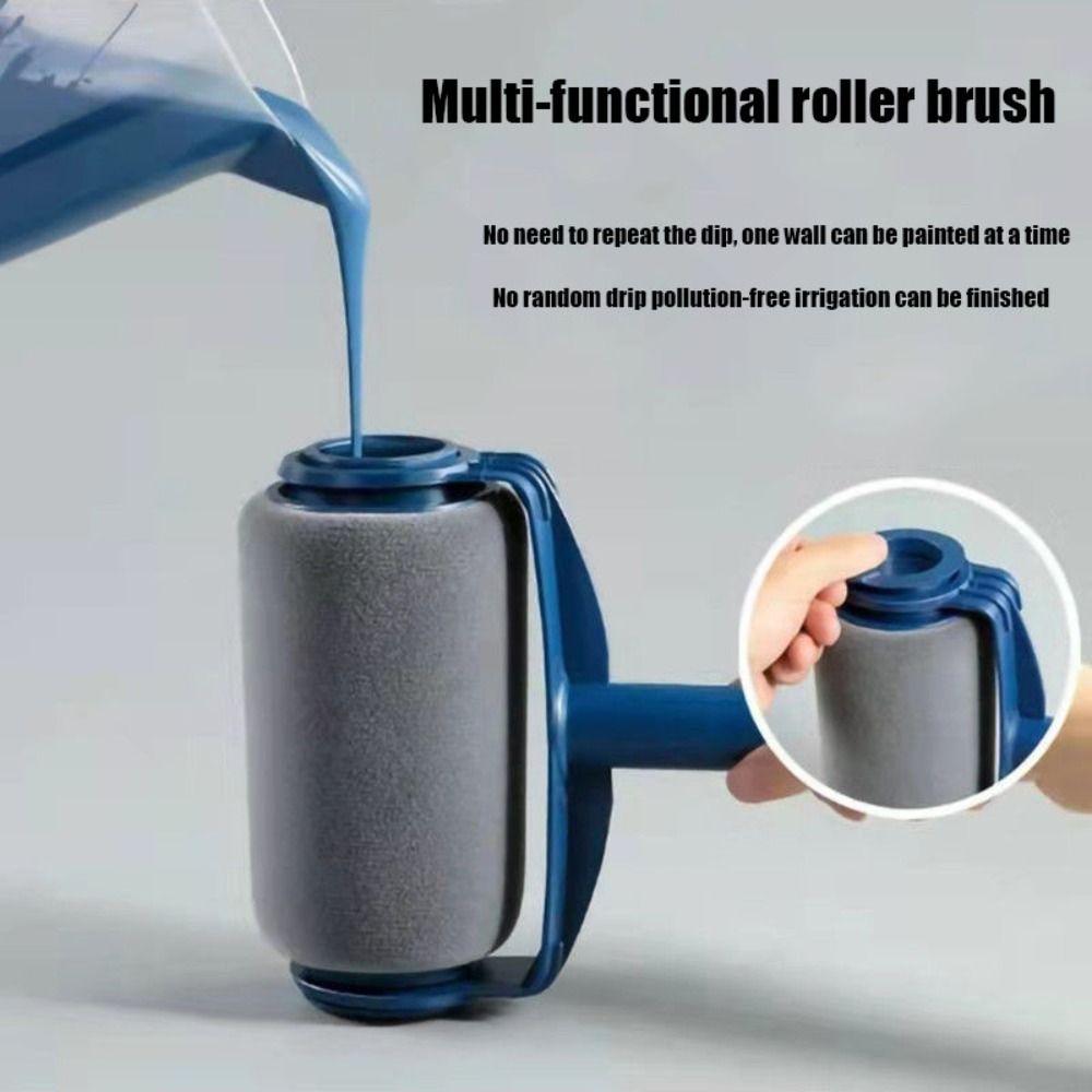 Big Roller Paint Roller Brush Transform Fine Bristled Rolling Brush Wall Brush Drum Brush  Door