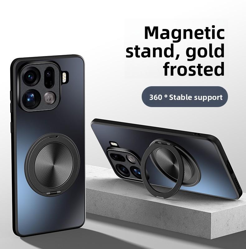 Для OPPO Find X9 Pro Чехол Жесткий Матовый С Кольцом Магнитный Защитный Задняя Крышка Чехол Для Find X9 X8 Pro X8S+ X8Ultra Корпус Телефона
