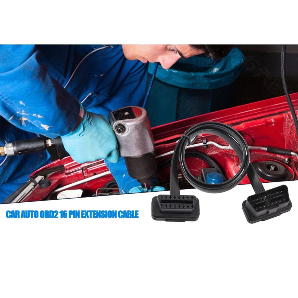 Flat Ribbon Male to Female Adapter 16 Pin Adapter Code Scanners Car Diagnostic Scan