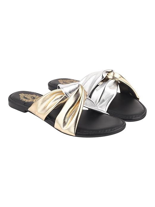 Shoetopia Женские плоские шлепанцы-сандалии Мягкая замша Узел на ремешке Повседневные летние шлепанцы для ежедневного комфорта Стильные, |Обувь Легкая|