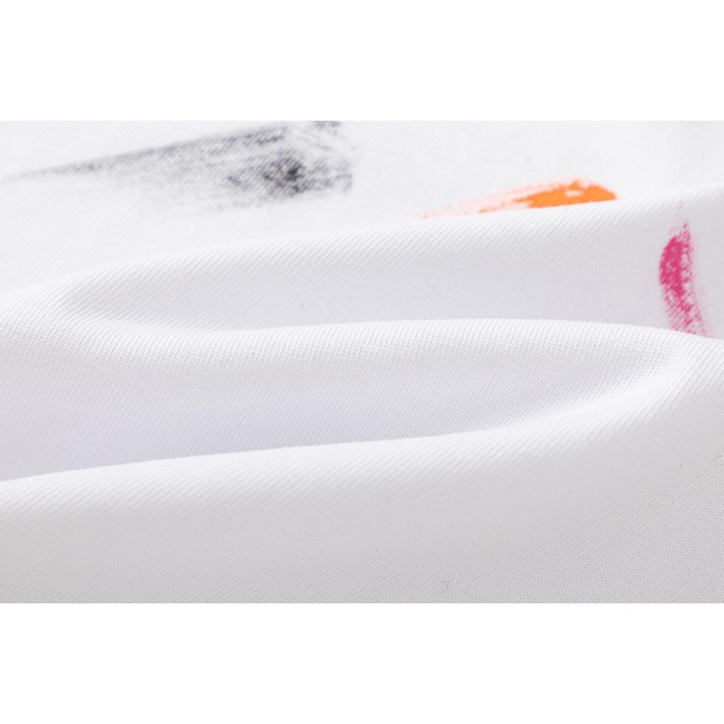 9068 Off-White 2025 Spring/Summer New Colorful Letter Arrow Pattern Round Neck Hooded Short Sleeved Men's and Women's T-shirts