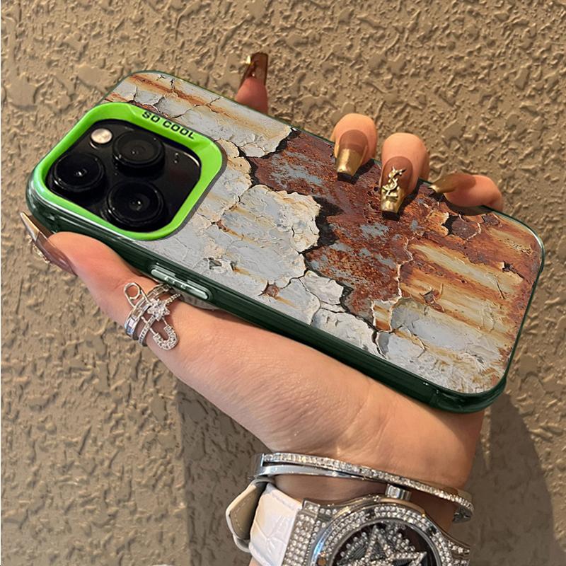 Матовый чехол ржавого цвета для Samsung Galaxy S25 S24 S23 S22 Ultra S21 Plus S20 FE A73 A72 A71 A56 A55 A54 A53 A52 Акриловая жесткая крышка