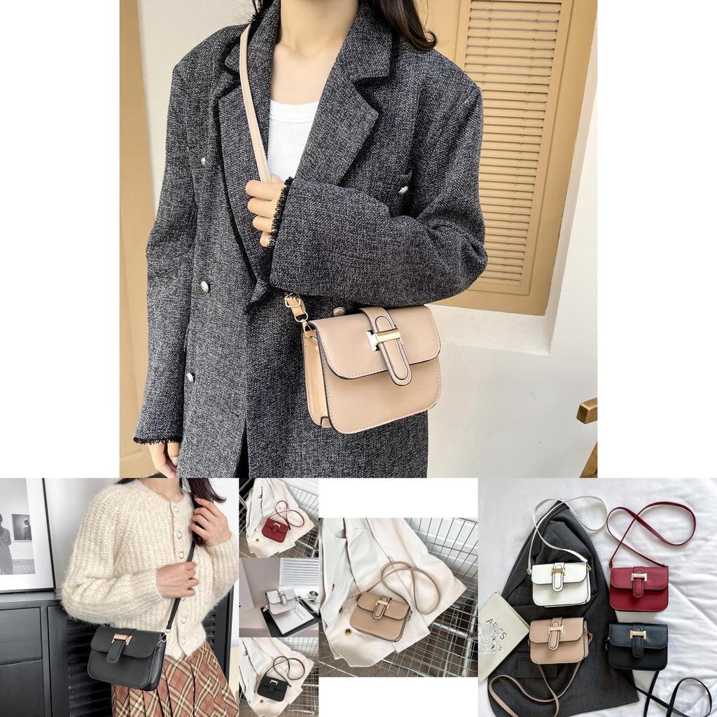 Fashionable Vintage Small Shoulder Bag For Women Stylish Pu Retro Crossbody Handbag