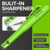 Nicpro 4 Pack CP3000 Carpenter Pencils with Sharpener, Mechanical Pencil Set with 76 Refills, Heavy Duty Construction Pencil, Carpenter Tools for