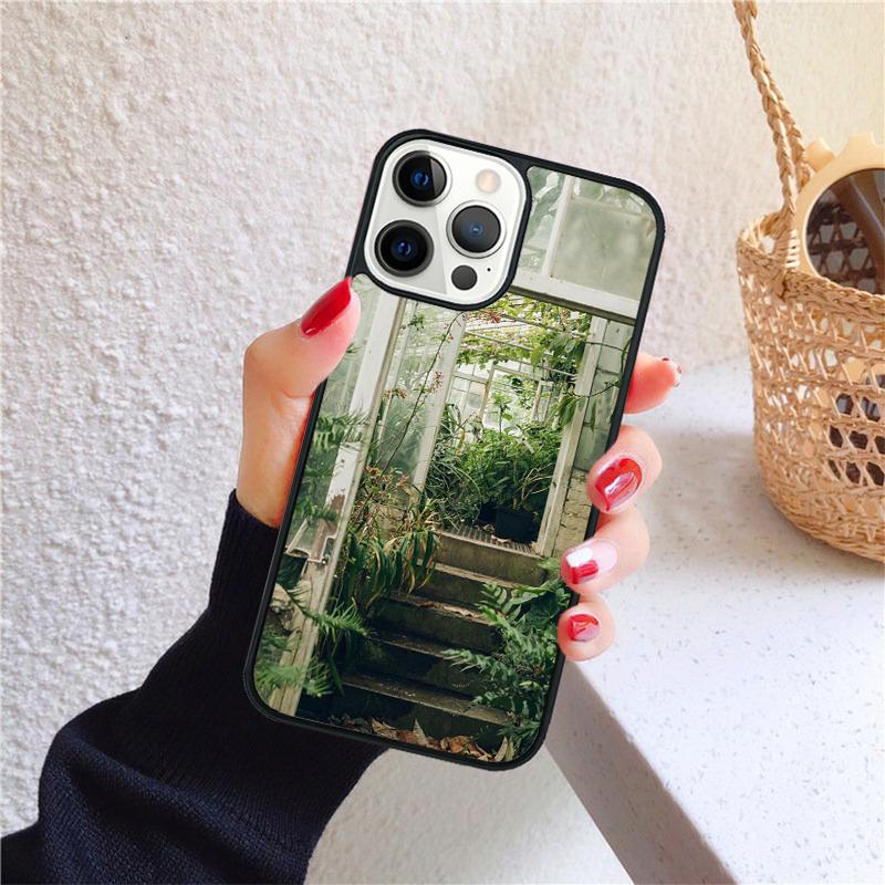 plants garden soft Phone Case Cover For iPhone 17 Air 16 15 14 12 13 Pro Max Plus coque Shell Fundas