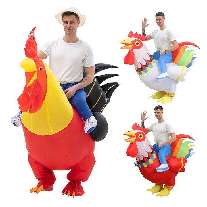 Rooster Inflatable Suit, Adult