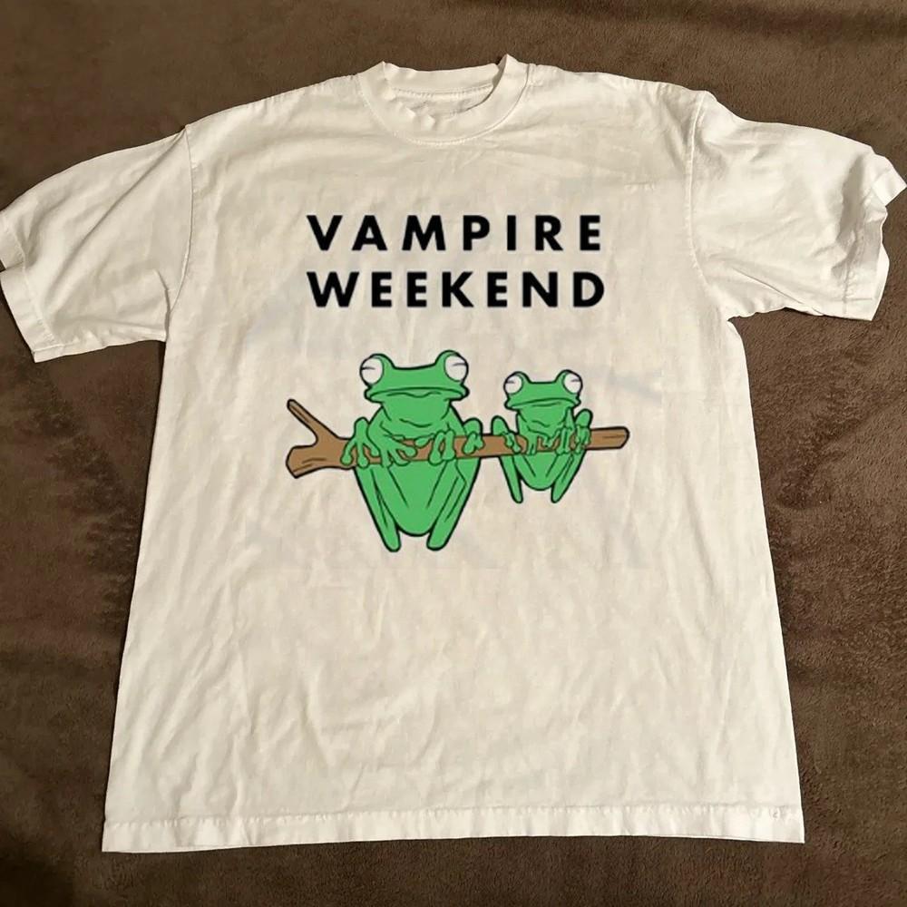 Футболка с лягушкой группы Vampire Weekend, унисекс, для концерта, размеры от S до 5XL, CS109, унисекс футболка