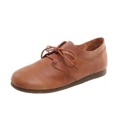 2019 Весна Ретро Мори Девушка Натуральная Кожа Женские Туфли Ручной Работы 720-1