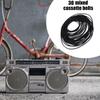 30pcs Universal Mix Replacement Rubber CDDVD Rubber Belt Turntable New Assorted Strap Cassette Tape Recorder Cassette Tape