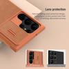NILLKIN For Samsung Galaxy S23 Ultra with Slide Cover Camera Protection Flip Leather Cover For Samsung Galaxy S23 5G (2026) Case
