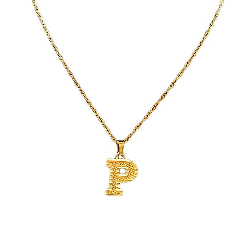 Женское ожерелье с подвеской, ожерелье с начальной буквой, ожерелье-цепочка с подвеской