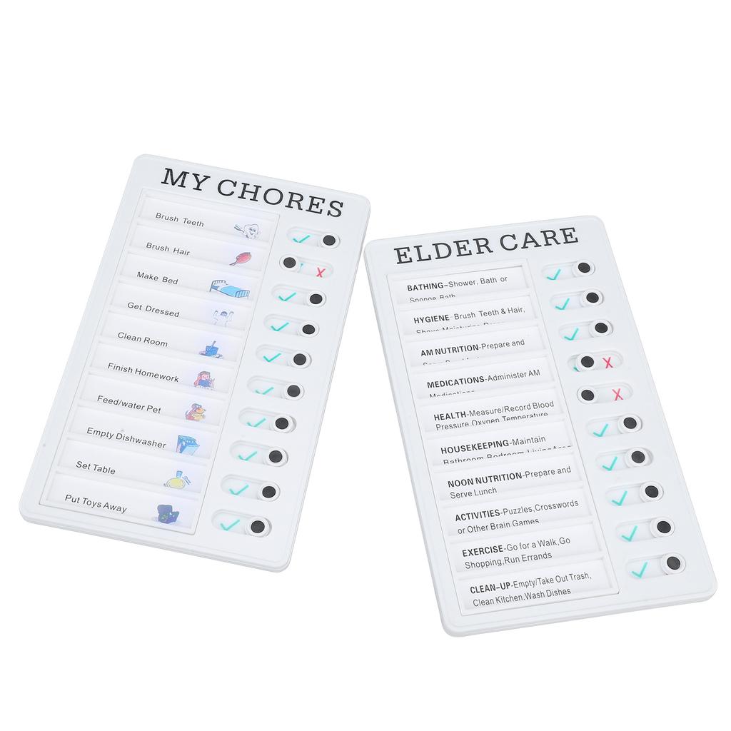 4 шт. Диаграмма по работе с повседневными делами Мои хлопоты Уход за пожилыми людьми Контрольный список для автофургона Самосъемная многоразовая доска для работы с повседневными делами для автофургона