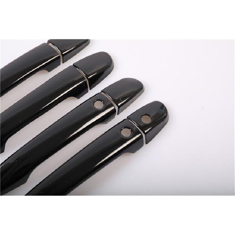 Для Mazda CX-3 CX3 CX 3 2015 2016 2017 2018 Глянцевая черная хромированная крышка ручки двери автомобиля Накладка Стайлинг автомобиля