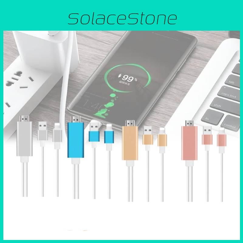 Кабель-адаптер HDMI Lightning для мобильного телефона, 18 м, медный проводник, линия передачи данных