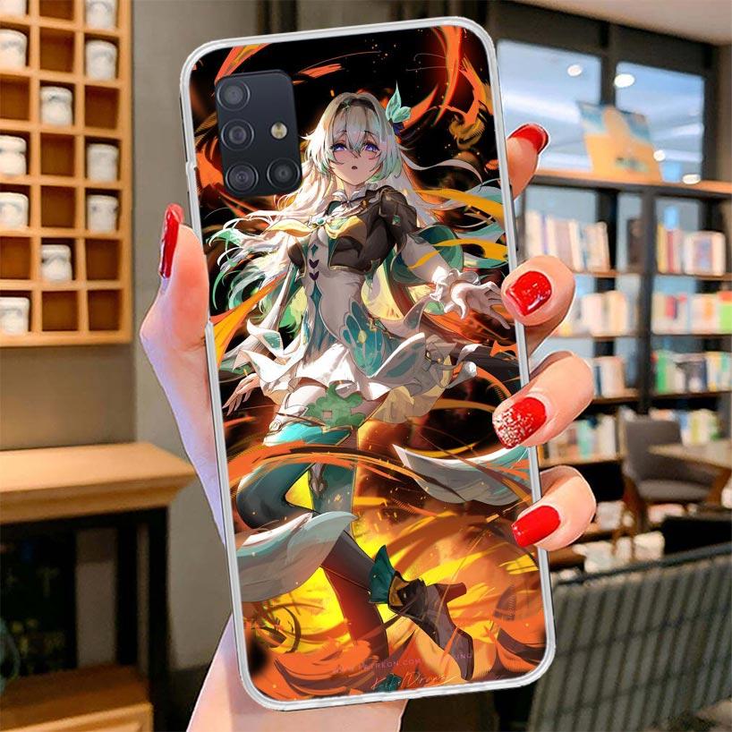 Honkai Star Rail Firefly Cover Phone Case For Samsung Galaxy A12 A22 A32 A52 A72 A02S Phone Case Note 20 Ultra 10 S10 Plus A51 A