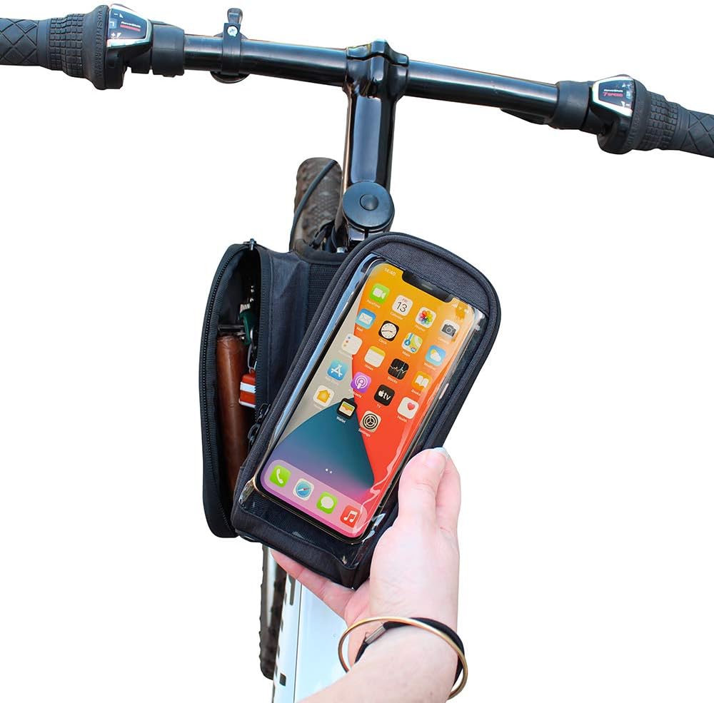 Wantalis Double Frame Bag with Touchscreen 2L Pannier Phone Case