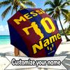 Custom Name Personalized Lionel Messi Print Umbrella, Auto Open Close, 8‑Rib Sturdy Frame, Commute Camping Hiking Use, Birthday Gift