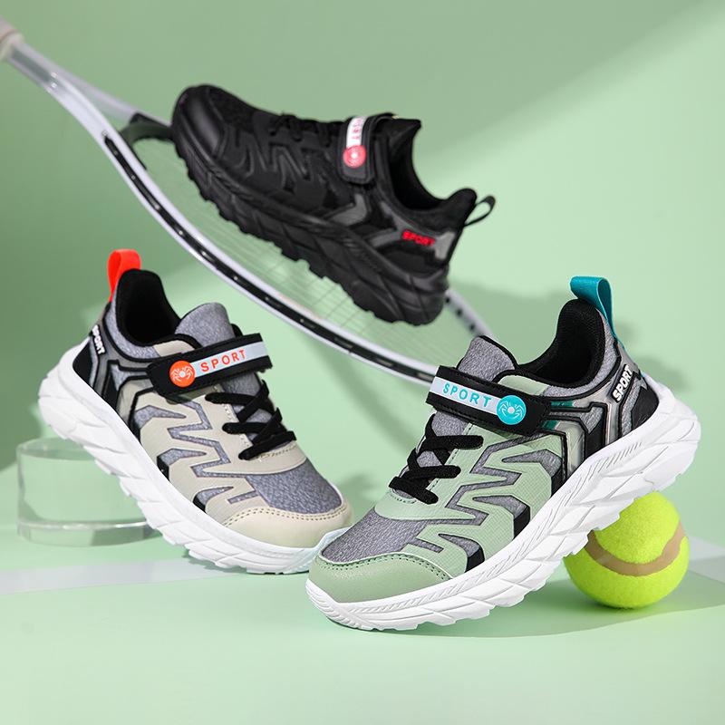 Ultra-light classmate 2025 new spring and autumn boys' shoes soft sole single mesh breathable children's sports shoes mesh girls' shoes