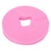 100Pcs Massage Face Cover Disposable Hole Design Fabric Round Pink for Home Salon