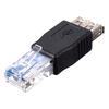 USB A Гнездо F к Ethernet RJ45 Штекер Адаптер для роутера Разъем Розетка Сеть LAN AVE