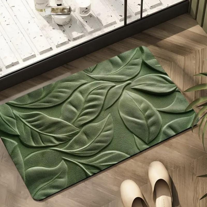 3D Лист Коврик для ванной на пол Противоскользящий и устойчивый к пятнам Коврик для пола Кухонный Коврик для пола против загрязнений