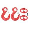 2 Set Slip Hook Eye Sling Heavy Duty 1.12T Bearing Trailer Lifting Hammer Lock Chain Connector