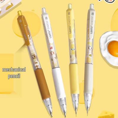 Милый карандаш механический нажимной 0,5/0,7 мм – Прочный, Не требует заточки, Грифель устойчив к поломке