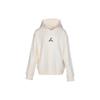 Jordan Solid Color Sports Training Loose Fit Hooded Long Sleeve Sweatshirt Kids Sweatshirt White DO9066-101