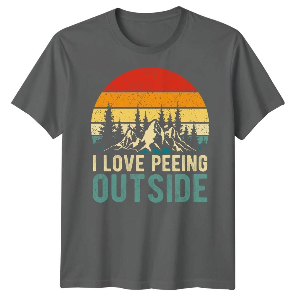 Camping I Love Peeing Outside TShirt Funny Hiking Outdoors Gift Unisex Unisex Tee