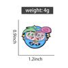 Anime Characters Enamel Pins Custom Boy And Girl Brooches Lapel Badges Cartoon Jewelry Gift for Kids Friends