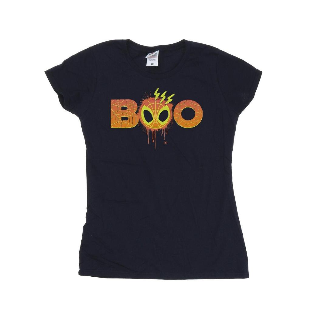 Spider-Man Womens/Ladies Boo Cotton T-Shirt