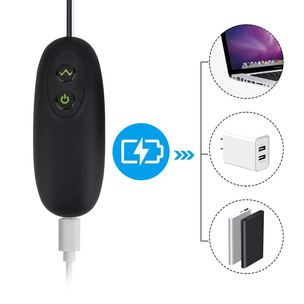 TUTULO Роторный вибратор для маленьких 7-режимных перезаряжаемых женщин, Размер, Режимы/Водонепроницаемый Тихий/Сильная вибрация/Пытки сосков/клитора/USB