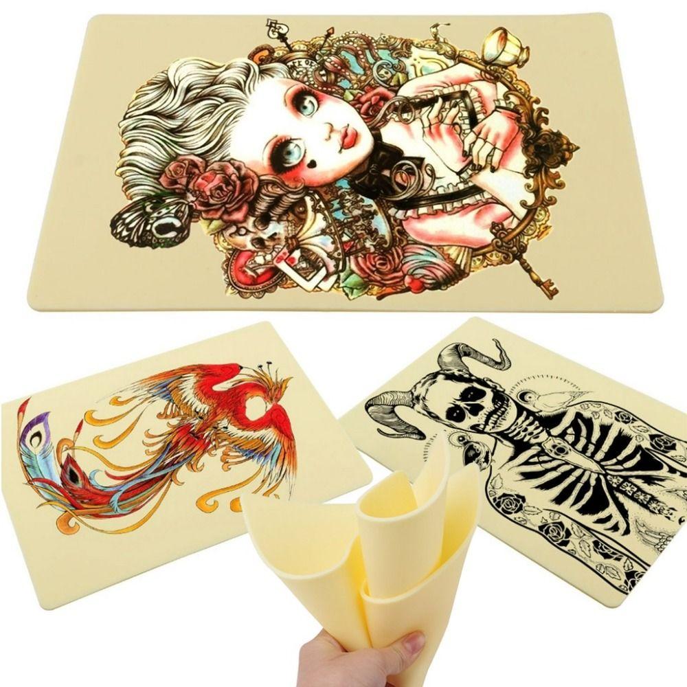 Перманентный макияж, искусственная кожа, толщина 3 мм, аксессуар для татуировки, практика татуировки, тренировка кожи, бровей