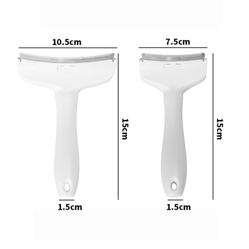 Нержавеющая Сталь Зубья Кошка Распутывающая Щетка Изогнутая Головка Эргономичная Ручка Собака Расчесывающая Расческа Анти-Колтун Питомцы Уход Товары