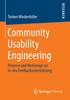 Книга Community Usability Engineering : Prozesse Und Werkzeuge Zur In-situ Feedbackunterstutzung