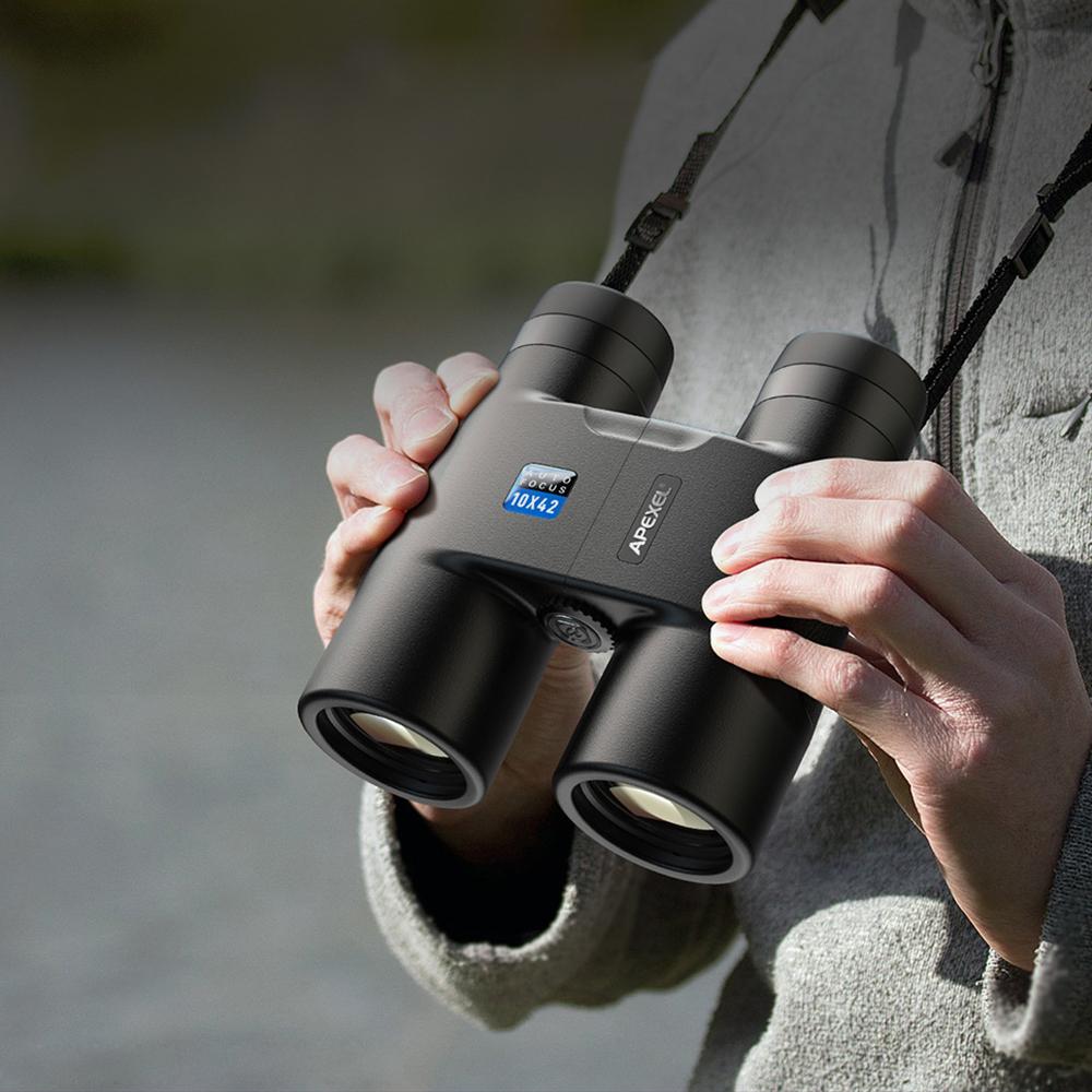 10x42 цифровой бинокль для взрослых и детей, бинокль с автофокусом, водонепроницаемый складной телескоп для птиц