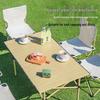 ZISIZ Portable Outdoor Roll-Up Camping Table