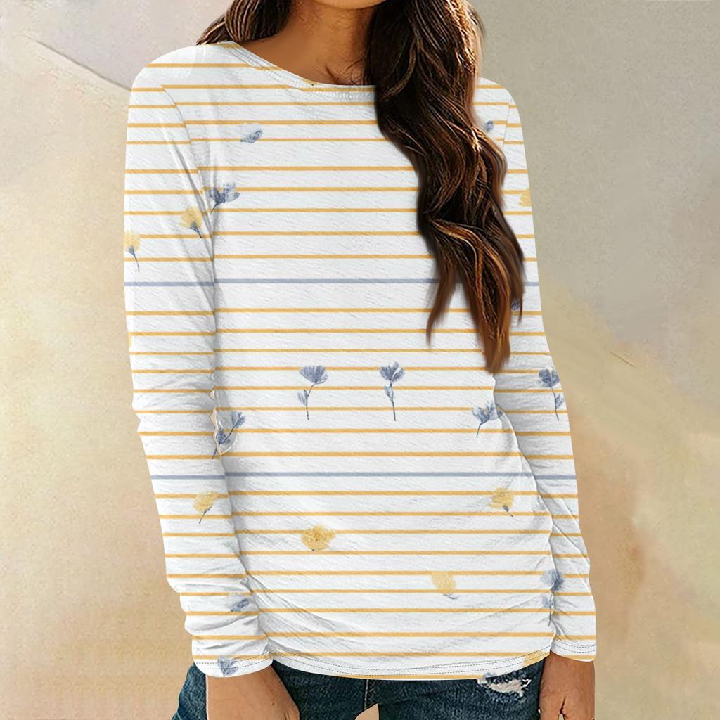 Женские рубашки с длинным рукавом и круглым вырезом, базовая футболка, повседневный топ, модные осенние наряды, приталенные футболки