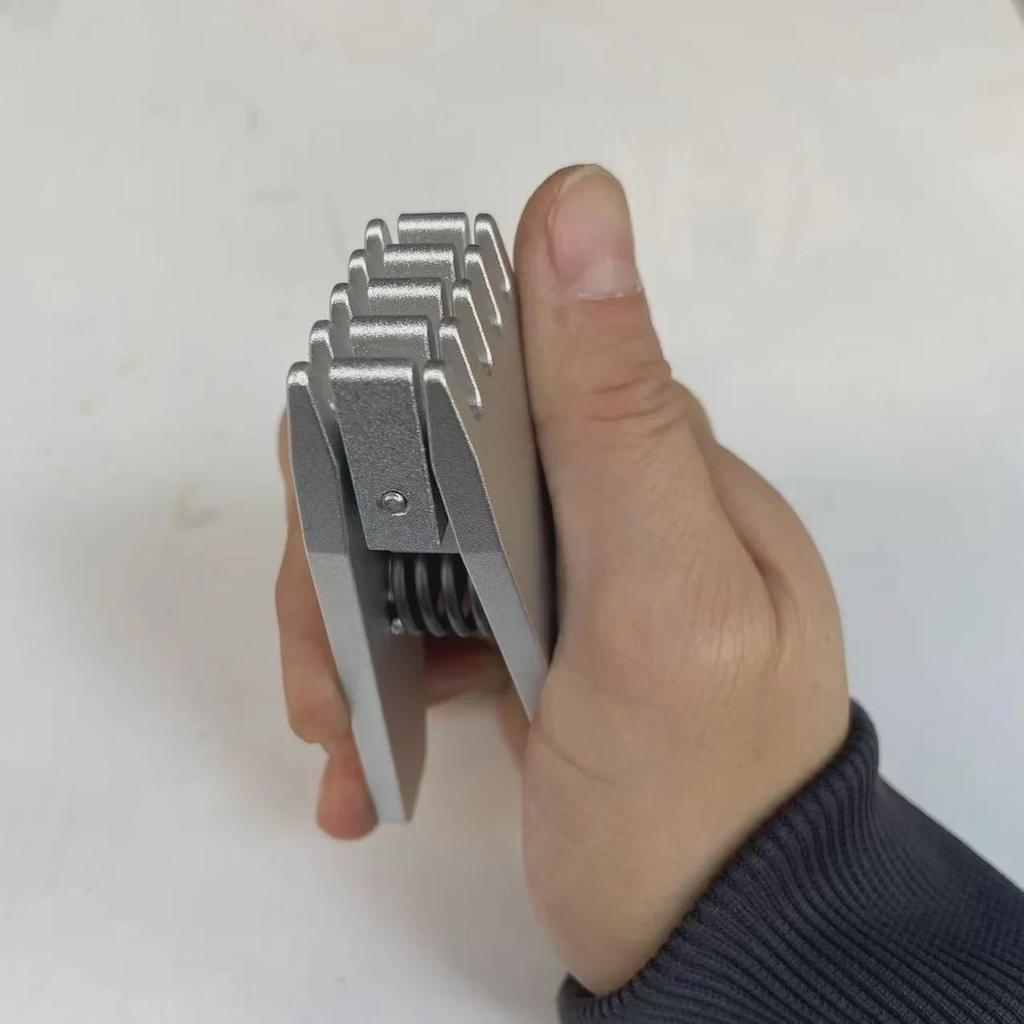 Машина для натяжки струн на ракетки для бадминтона и тенниса с пятью зубцами и фиксированным зажимом