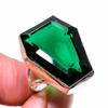Натуральный Хромовый Диопсид Драгоценный Камень Серебро 925 пробы Подарочное Кольцо Размер 6 f4p44